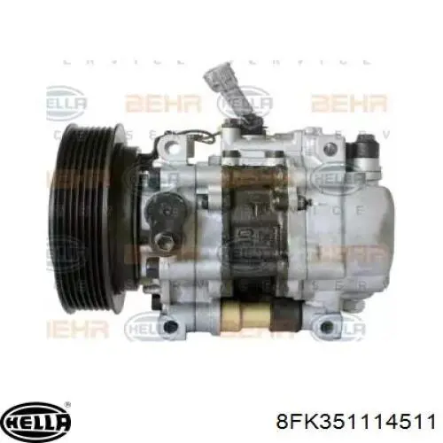 Компрессор кондиционера 0060611537 Fiat/Alfa/Lancia