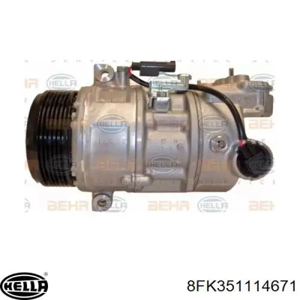 Компрессор кондиционера 8FK351114671 HELLA