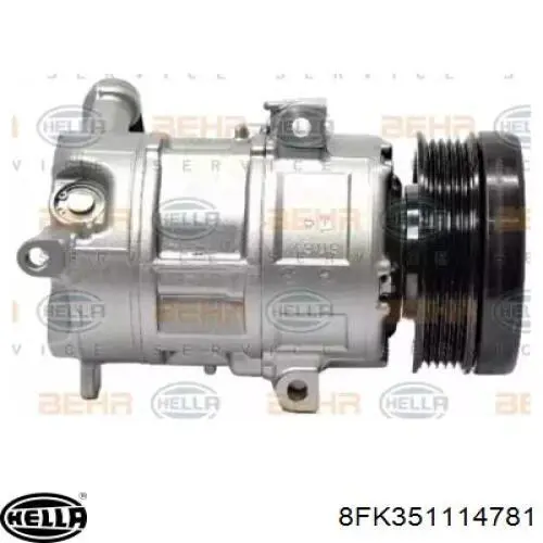 Компрессор кондиционера 8FK351114781 HELLA