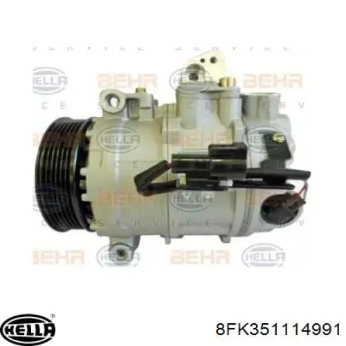 Компрессор кондиционера 6W9319D629AB Jaguar