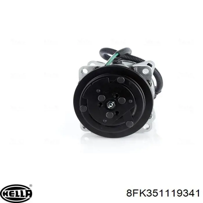 Компрессор кондиционера 1638737 DAF