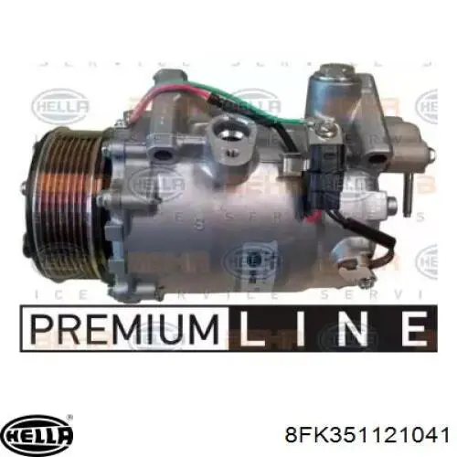 Компрессор кондиционера 8FK351121041 HELLA