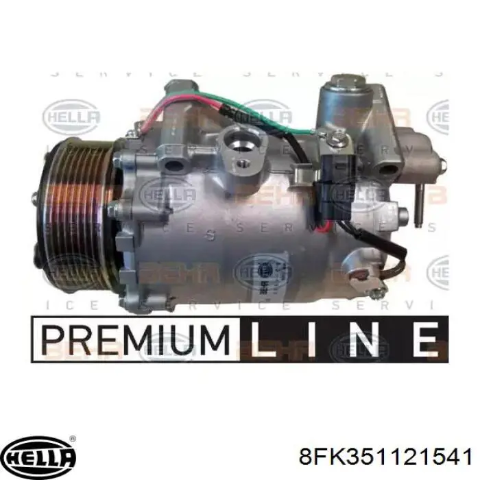 Компрессор кондиционера 8FK351121541 HELLA