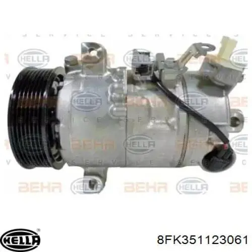 Компрессор кондиционера 8FK351123061 HELLA