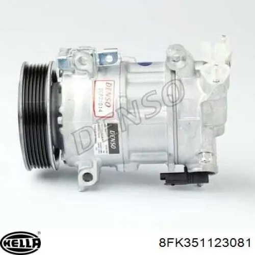 Компрессор кондиционера 8FK351123081 HELLA