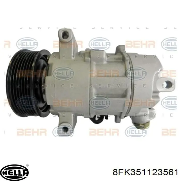 Компрессор кондиционера 8FK351123561 HELLA