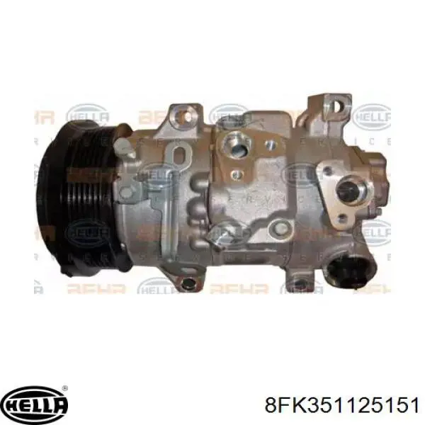 Компрессор кондиционера 8FK351125151 HELLA