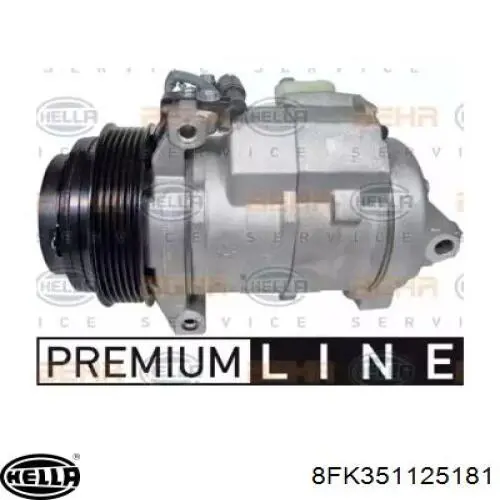 Компрессор кондиционера 8FK351125181 HELLA