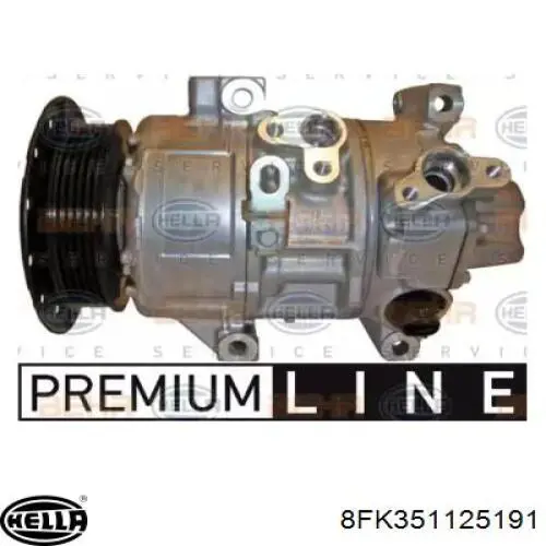 Компрессор кондиционера 8FK351125191 HELLA