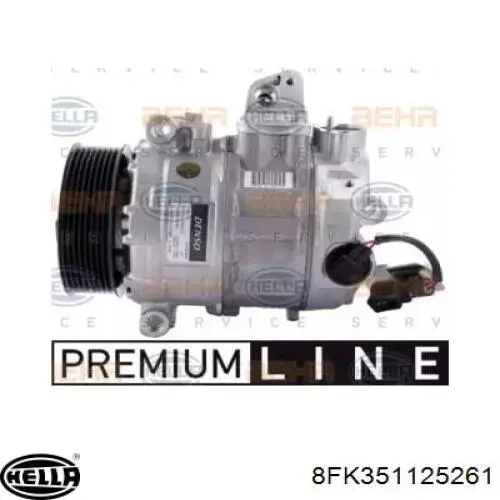 Компрессор кондиционера 8FK351125261 HELLA