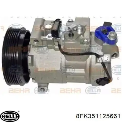 Компрессор кондиционера 8FK351125661 HELLA