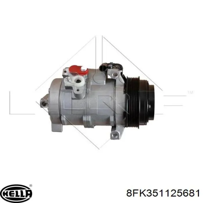 8FK351125681 HELLA Компрессор хладагента
