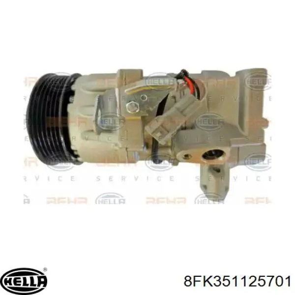 Компрессор кондиционера 8FK351125701 HELLA