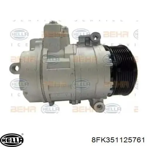 Компрессор кондиционера 8FK351125761 HELLA