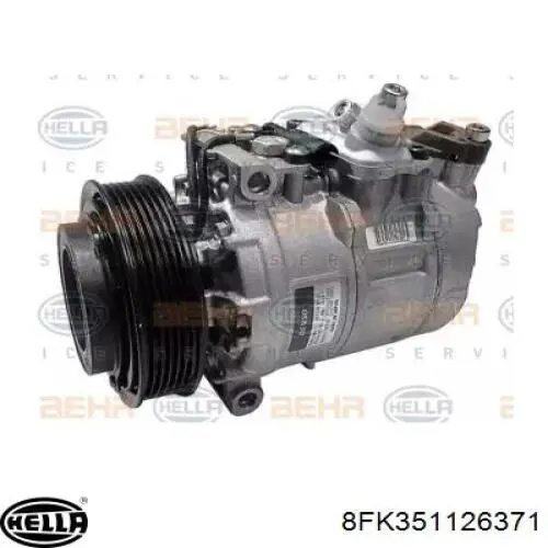 Компрессор кондиционера 8FK351126371 HELLA