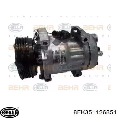 Компрессор кондиционера 8FK351126851 HELLA