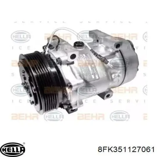 Компрессор кондиционера 8FK351127061 HELLA