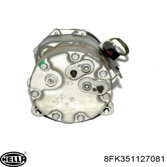 Компрессор кондиционера SD7V161227 Sanden