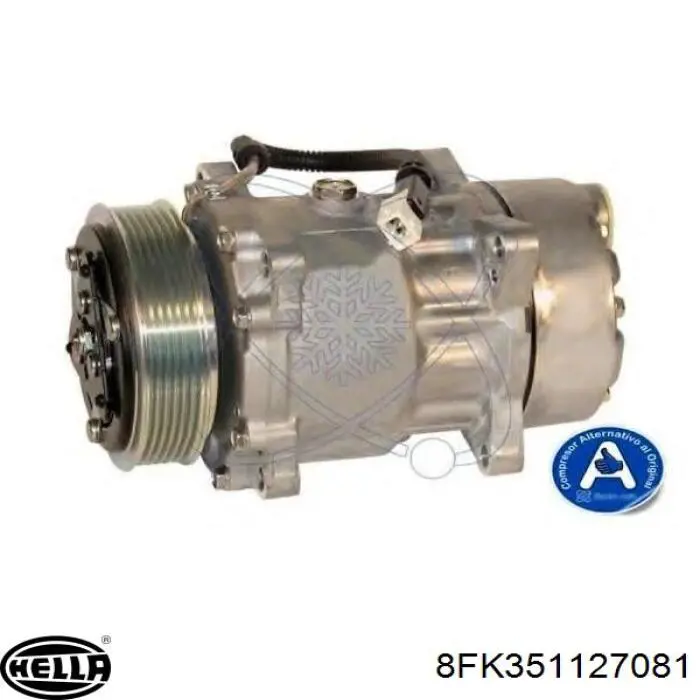 Компрессор кондиционера ACP120 Lucas