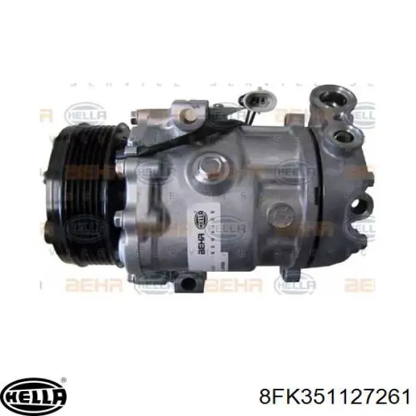 Компрессор кондиционера 8FK351127261 HELLA