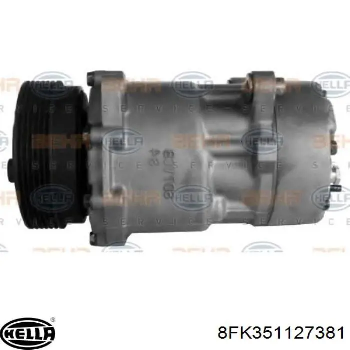 Купить 8FK351127381 HELLA Компрессор климатической установки