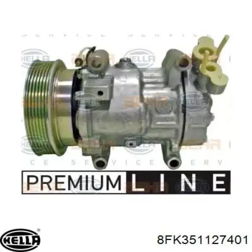 Компрессор кондиционера 8FK351127401 HELLA