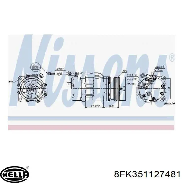 Купить 1132433 Ford Компрессор климатической установки
