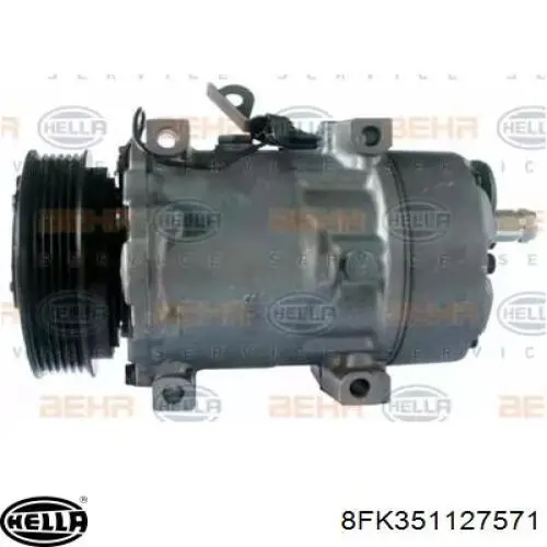 Компрессор кондиционера 8FK351127571 HELLA