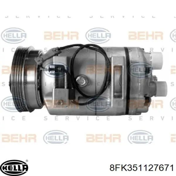 Компрессор кондиционера 8FK351127671 HELLA