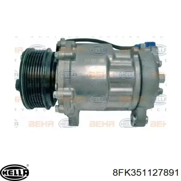 Компрессор кондиционера SD6V121410 VAG