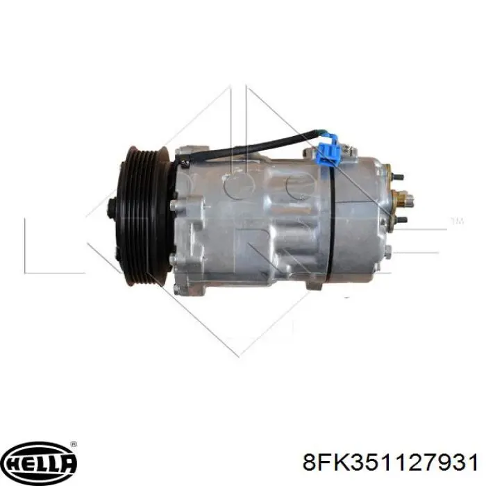 Компрессор кондиционера 8FK351127931 HELLA