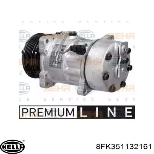 Компрессор кондиционера 8FK351132161 HELLA