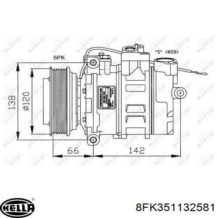 Купить 101720 Airstal Компрессор климатической установки