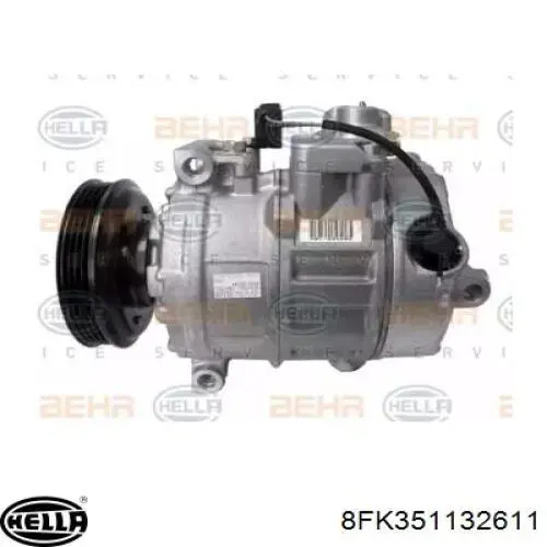 Компрессор кондиционера 8FK351132611 HELLA