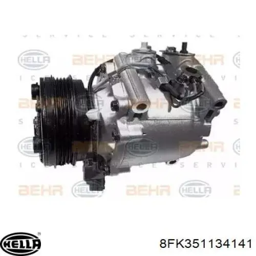 Компрессор кондиционера 8FK351134141 HELLA