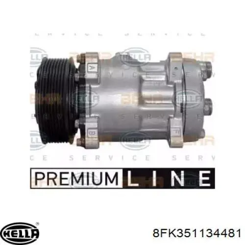 Компрессор кондиционера 8FK351134481 HELLA