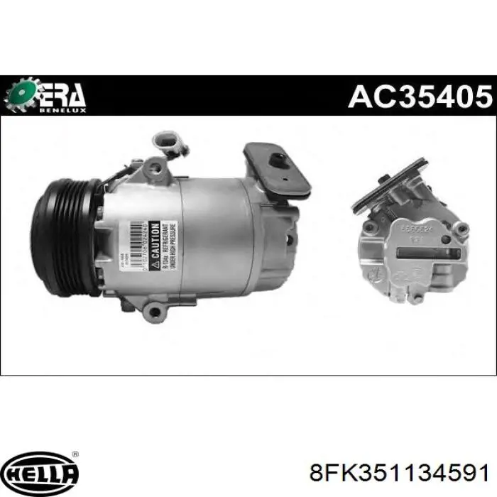 93176854 Opel Компрессор хладагента