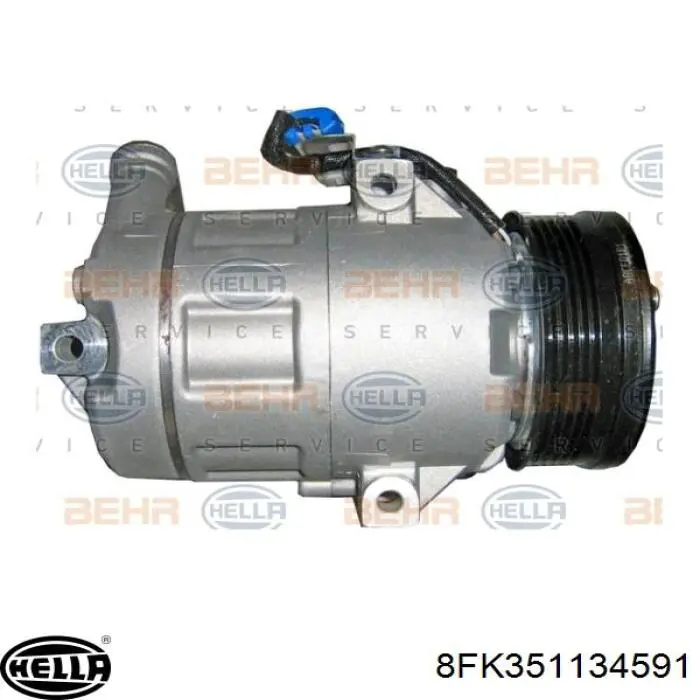 Компрессор кондиционера 90559855 General Motors