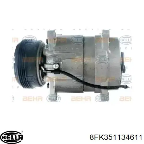 Компрессор кондиционера 8FK351134611 HELLA