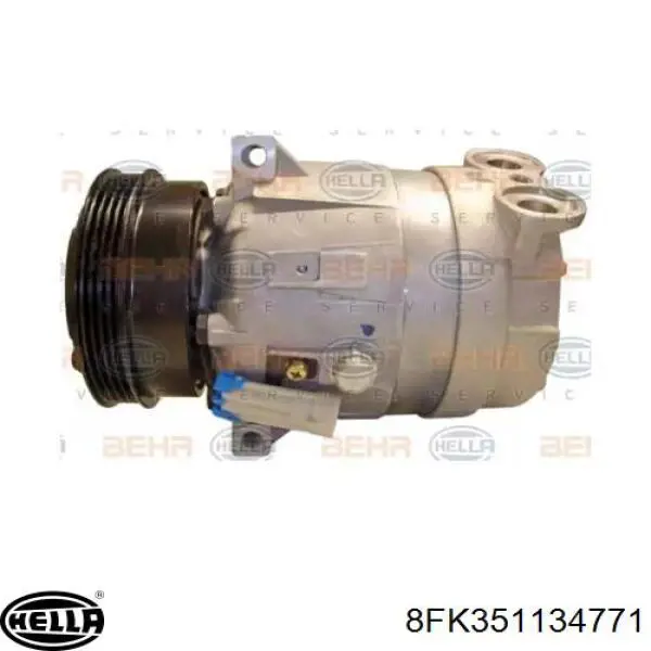 Компрессор кондиционера 8FK351134771 HELLA