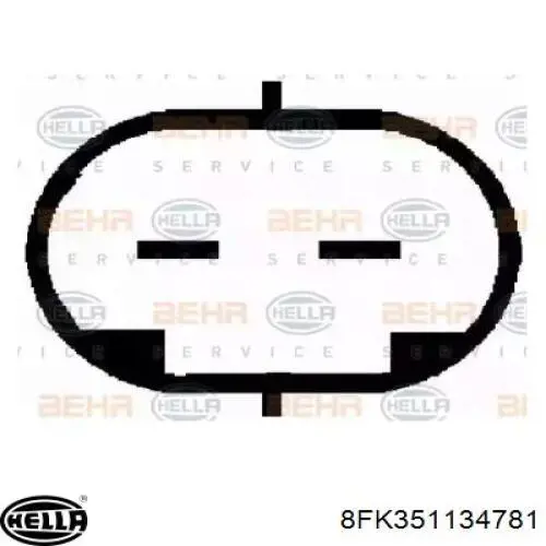 Компрессор кондиционера 8FK351134781 HELLA