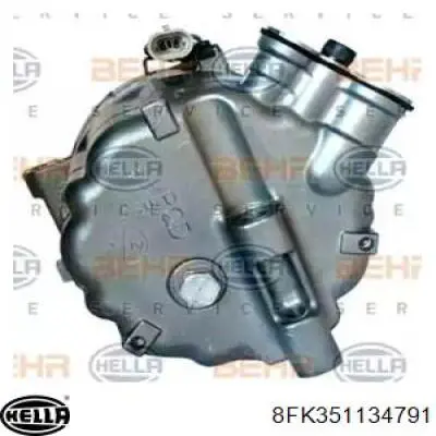 Компрессор кондиционера 8FK351134791 HELLA