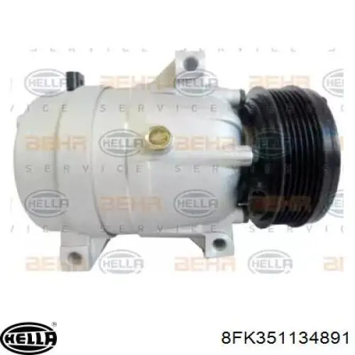 Компрессор кондиционера 8FK351134891 HELLA