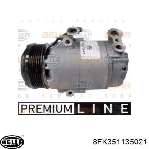 Компрессор кондиционера 8FK351135021 HELLA