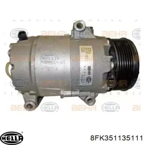 Компрессор кондиционера 8FK351135111 HELLA