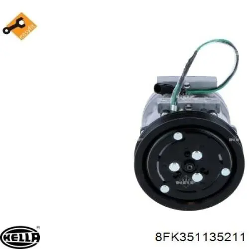 Компрессор системы кондиционирования VALEO 813027 цена, от 196.11 USD