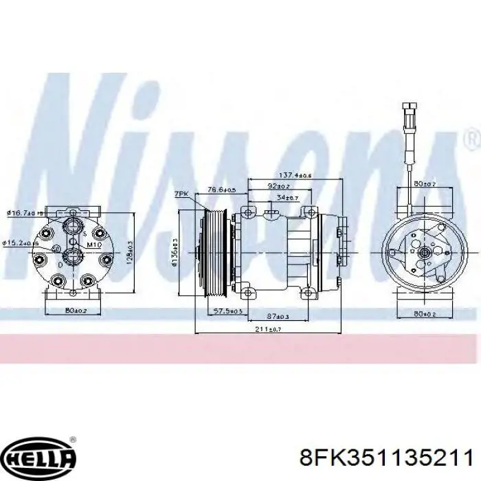 Насос кондиционера VALEO 813027