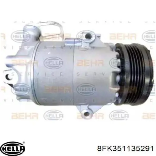 Компрессор кондиционера 8FK351135291 HELLA