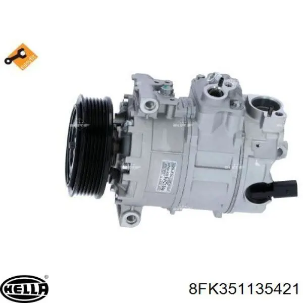 Компрессор кондиционера 8FK351135921 VAG
