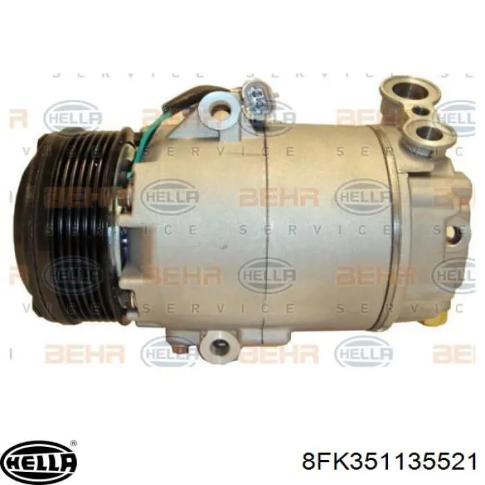 Компрессор кондиционера 8FK351135521 HELLA